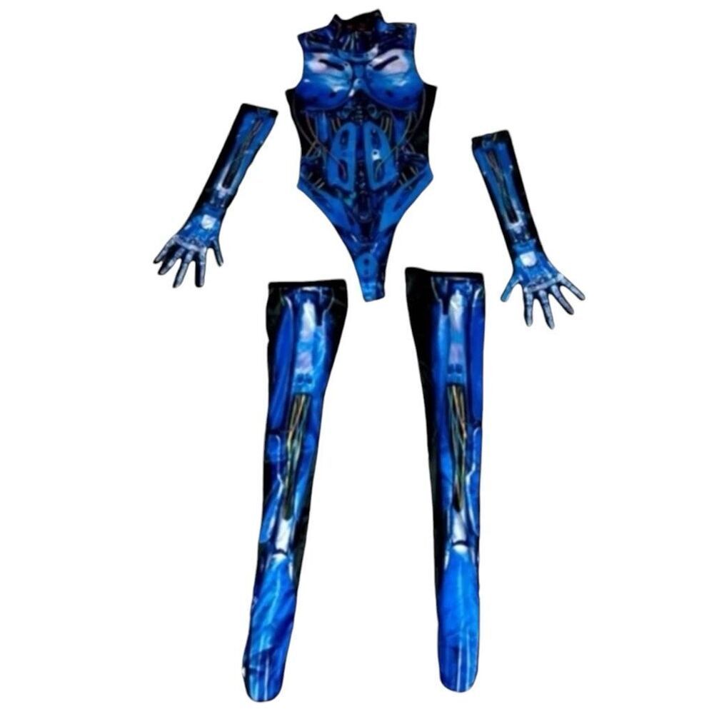 NWT Dolls Kill Alien Android Space Cyborg Costume Juniors XL